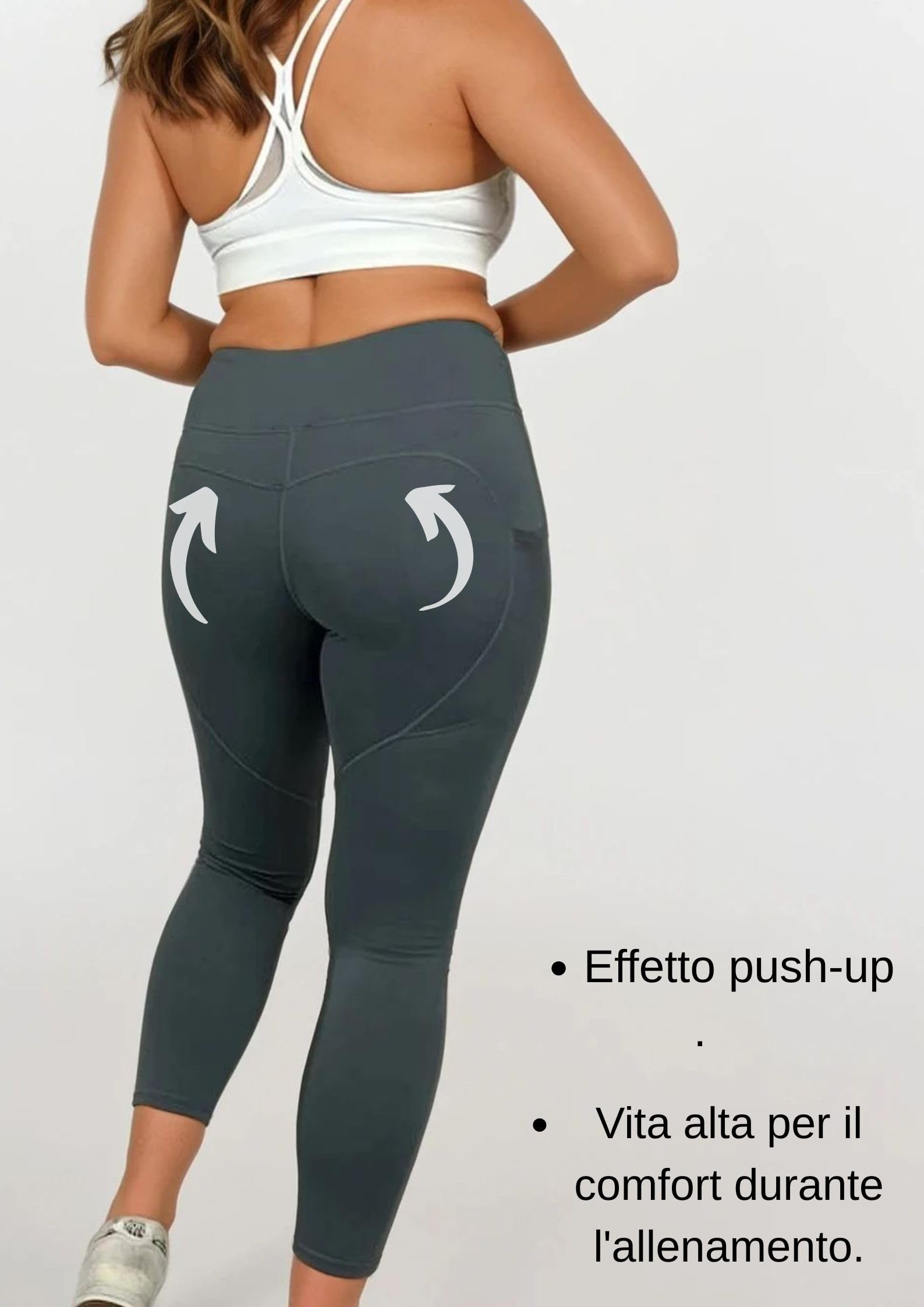 Ensemble Sport Femme Fitness - Tenue de Sport Brassiere sans Armature et Leggins Anti Cellulite Push Up, Sportswear Combinaison Pilates Running Yoga Zumba