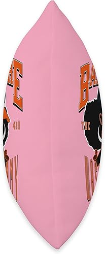 Miniatura 2 de 410 Area Code Baltimore Maryland Flag Blaq Girl Bmore Pride Throw Pillow, 16x16, Multicolor