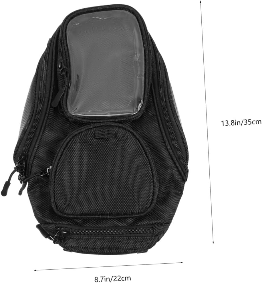 Motorcycle Tank Bag Magnetic Waterproof Motorbike Tank Pouch Outdoor Riding Tool Storage Bag for Motorcycles