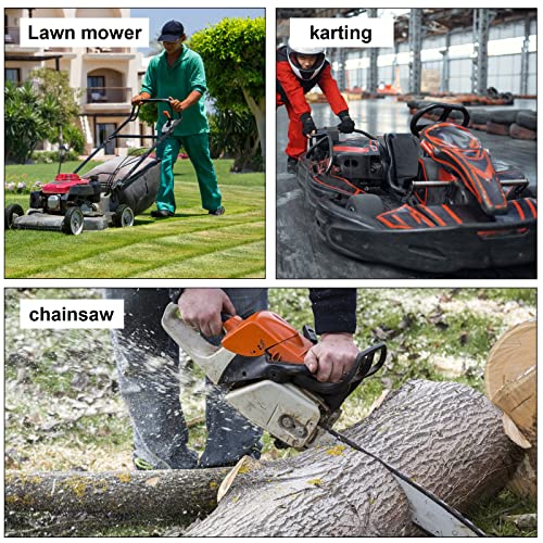 Starter Seil, Starter Seil 10-Meter 3,0 mm Ziehen Schnur mit 4 Stücke Starter Griff, Rasenmäher Starter Schnur Seil für Rasenmäher Kettensäge Trimmer Edger Bürste Schneider Motorteile – Bild 6