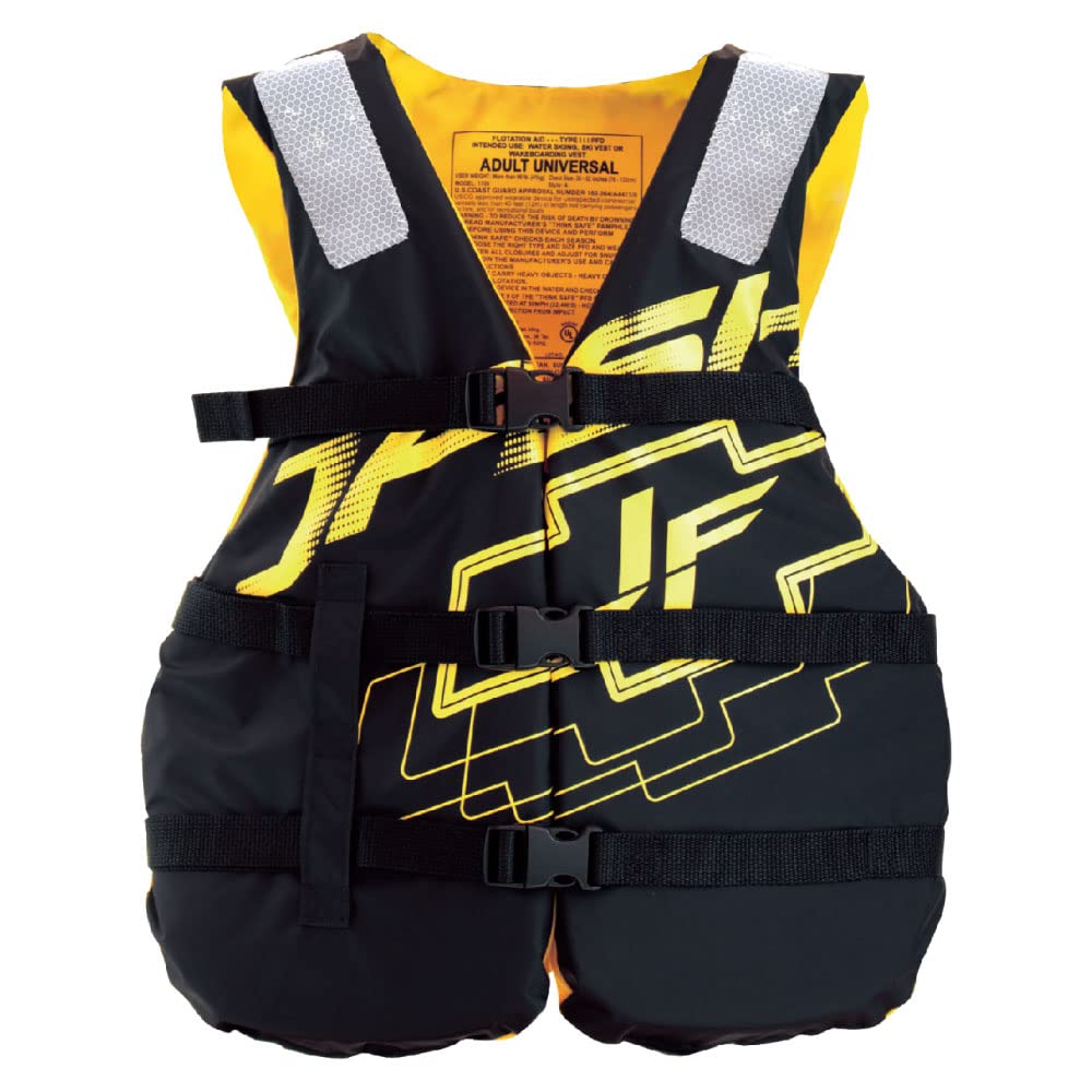 救命胴衣JALライフベスト Amazon | 【J-FISH】 シェルライフベスト YEL UNIV 116314 JLV
