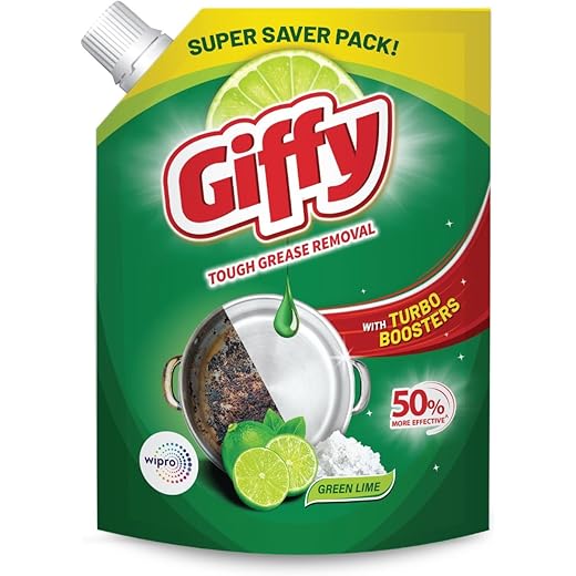 Giffy Concentrated Dishwash Green Lime 2L
