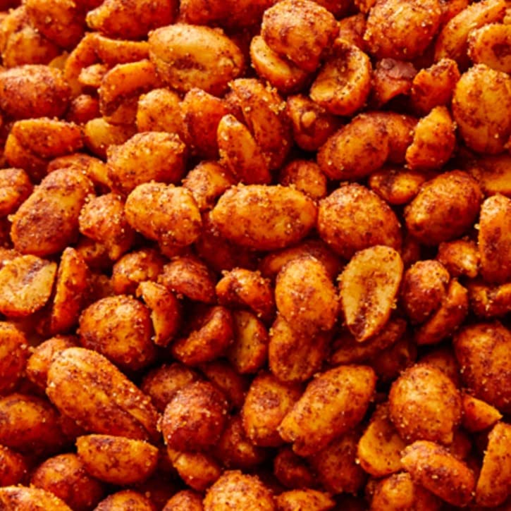 Chili Lemon Roasted Peanuts Hot Spicy Snacks (Red Chili Lemon, 2 Pound)