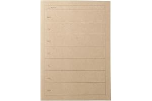 2019 MUJI Weekly Desk Planner