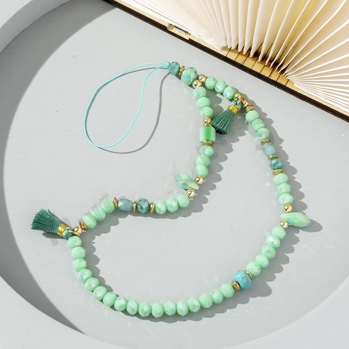 Collana Portacellulare Universale Con Perline Colorate – Lunghezza 130 Cm, Moschettone E Toppa Inclusi, Per Ogni Smartphone - 3