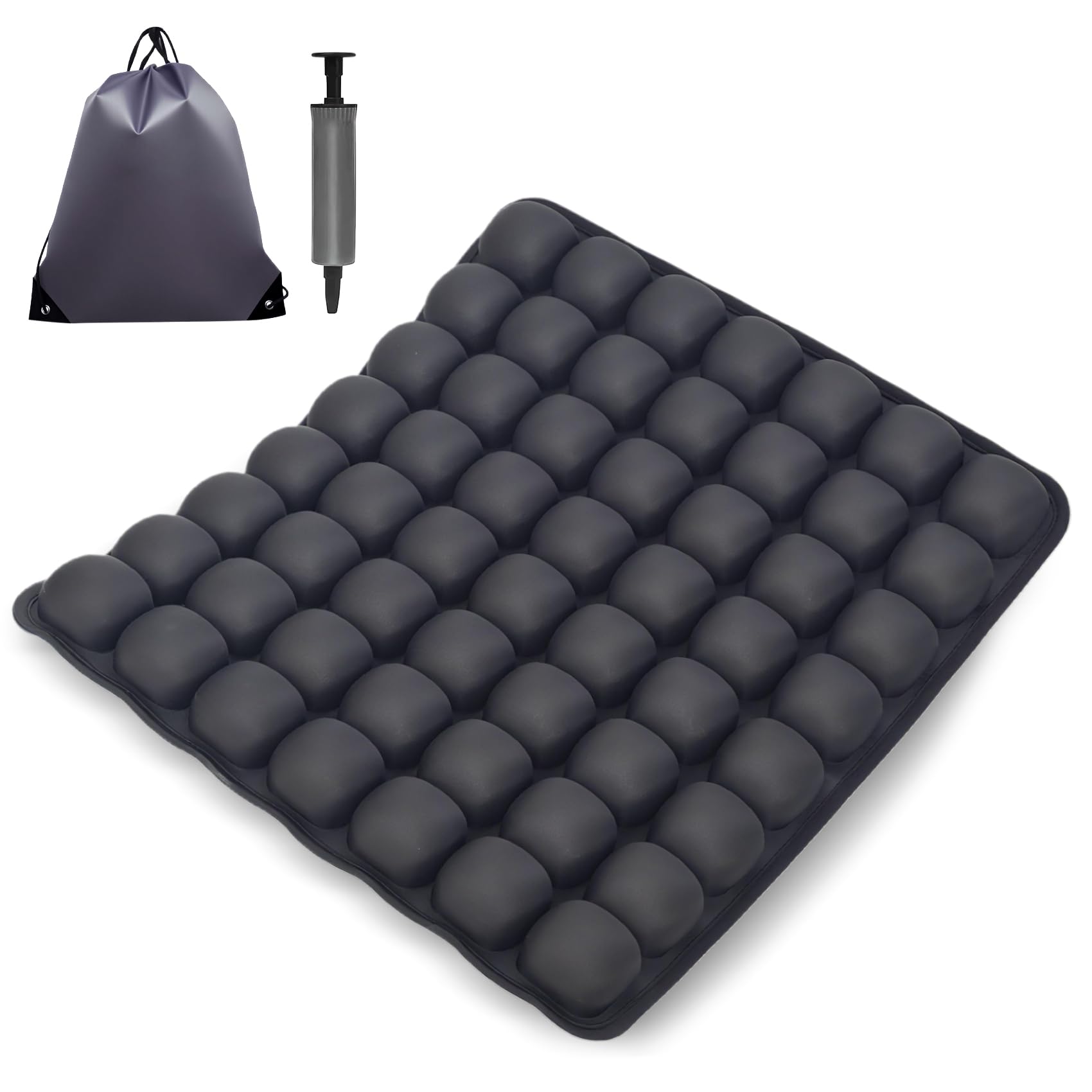 GUH Travel Seat Cushion for Airplane - Inflatable Seat Cushion for Long Flights,Office,Gaming and Stadium Bleachers,Tailbone Pain Relief