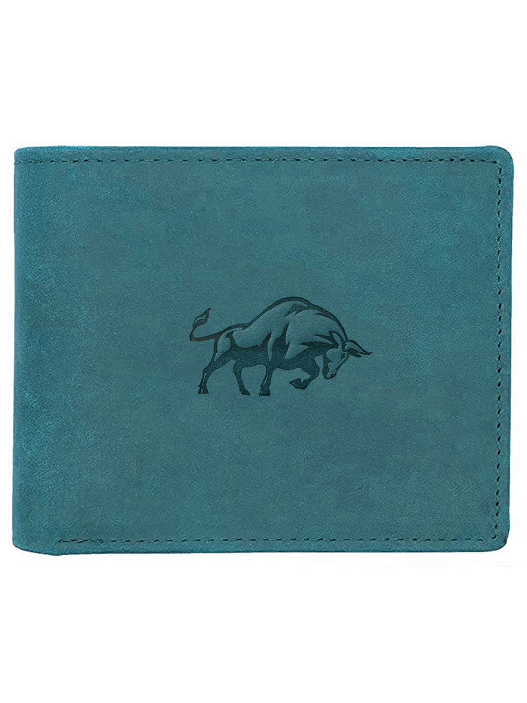 wildhorn Bull Hunter Leather Wallet for Men (Blue)-picture-44