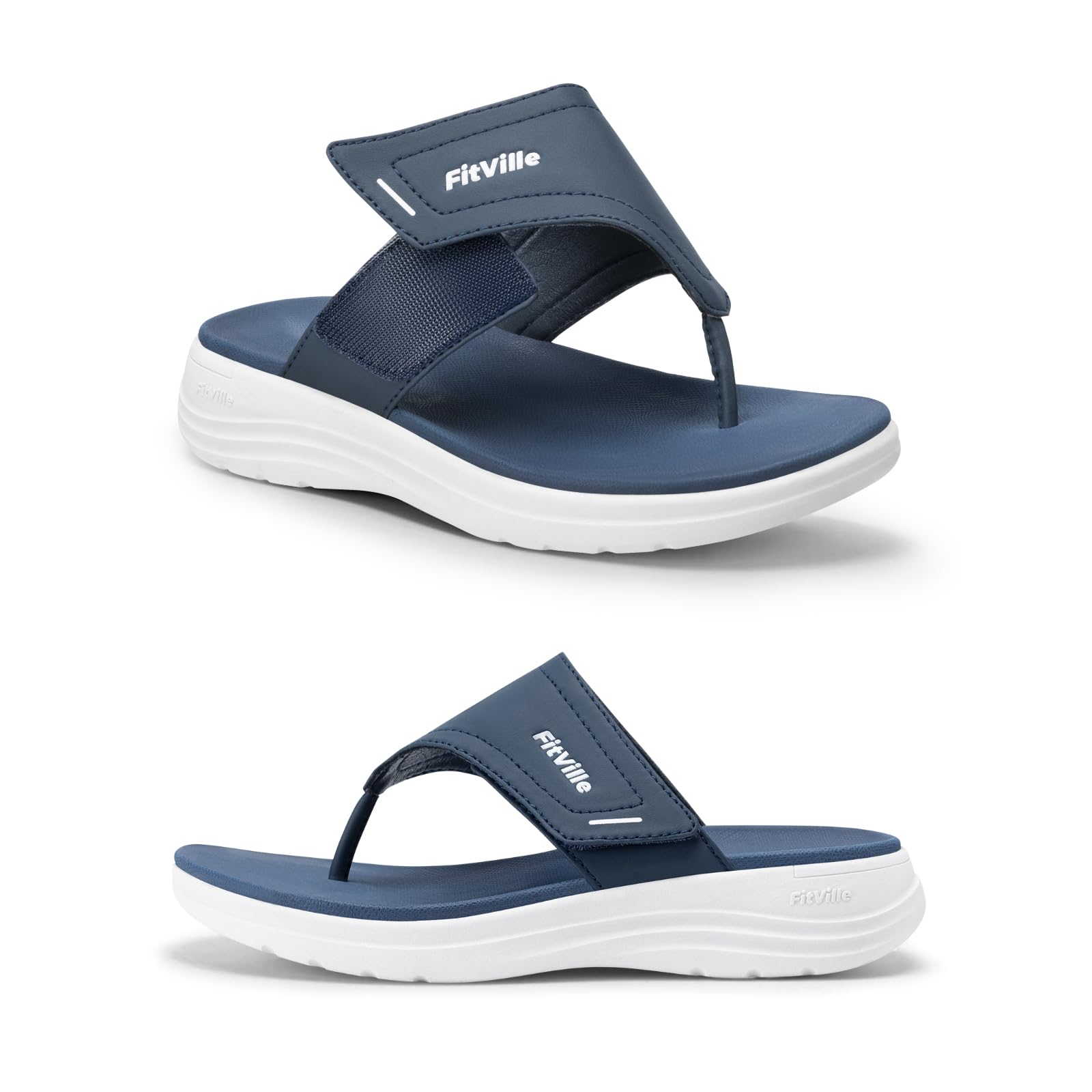 FitVille Wide Flip Flops