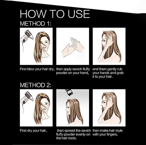 Miniatura 5 de Polvo de volumen para el cabello de 028oz mantiene el cabello suave y esponjoso todo el día sin ensuciar polvo polvo de levantamiento de raíces del