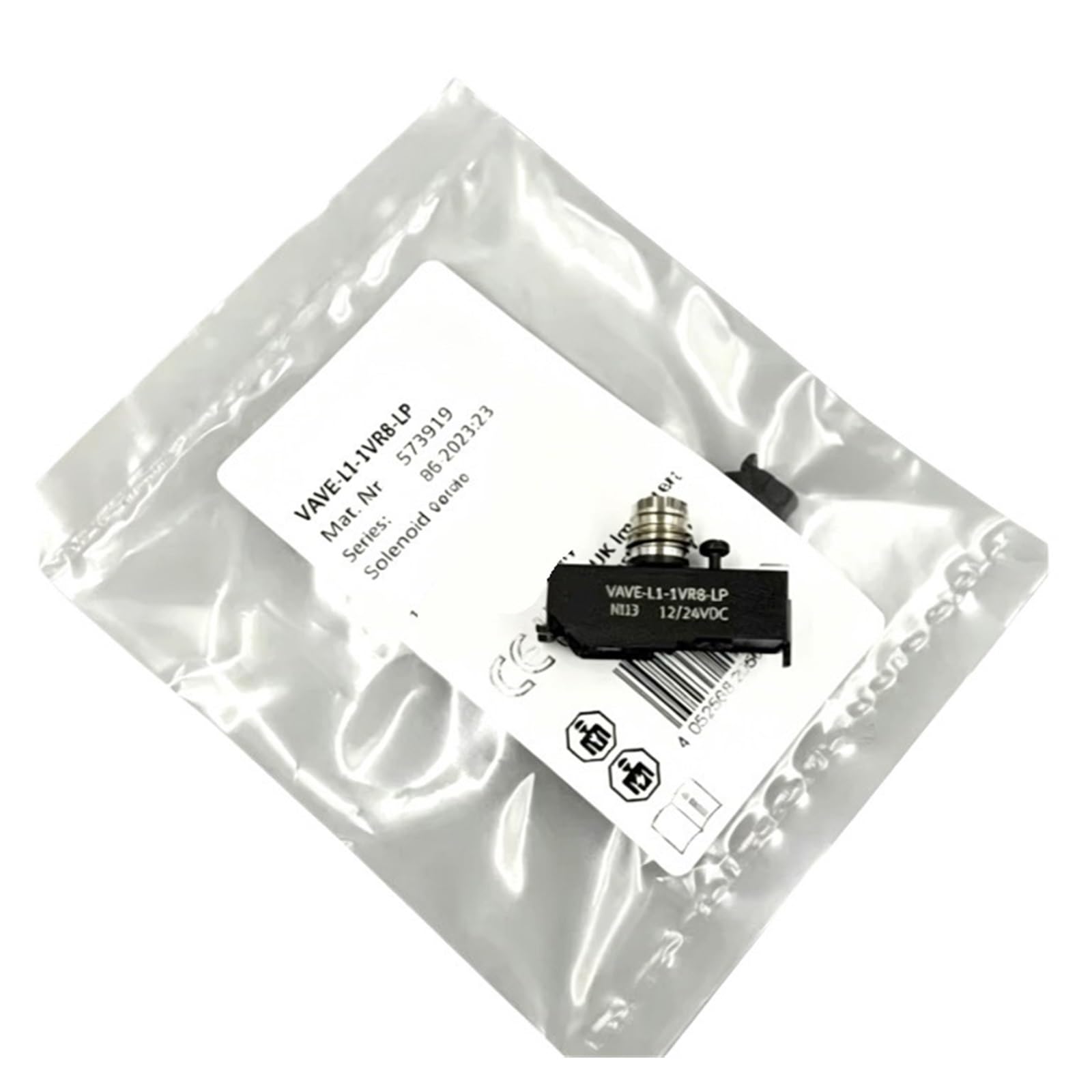 Connecteur VAVE-L1-1VR8-LP 573919 pour électrovanne et pilotage de distributeur
