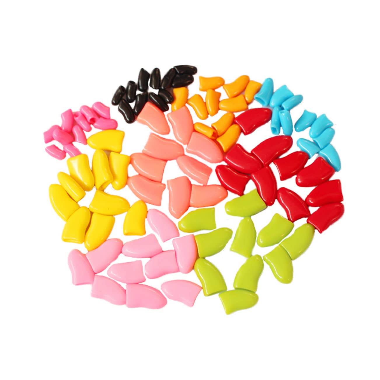 BESPORTBLE 420 Pcs Ensembles Couvre-Ongles pour Animaux De Compagnie - Cache-Griffes pour Orteils De Chat Protège-Griffes pour Animaux De Compagnie Capuchons De Griffes De Chat Capuchons De