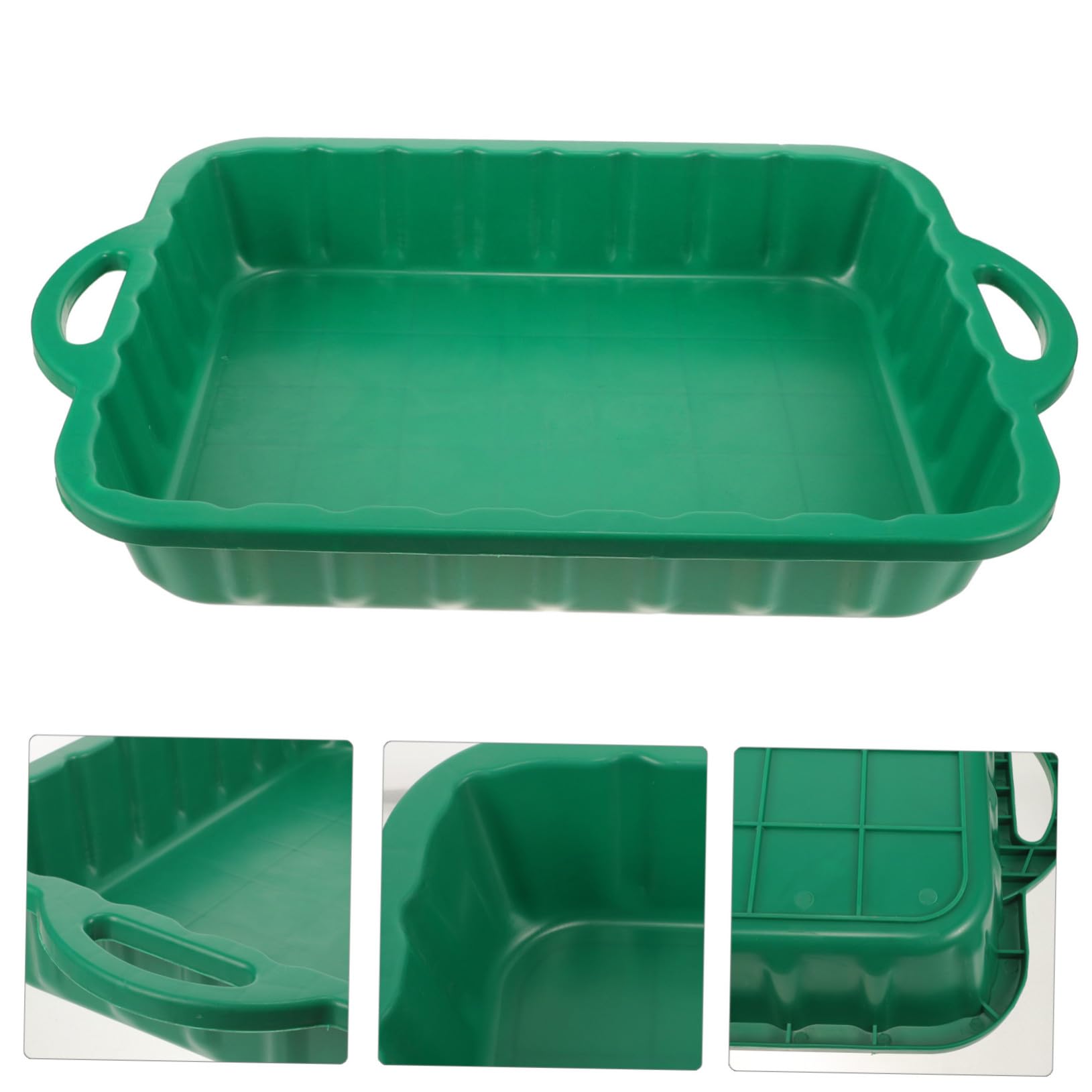 NOLITOY Bac D’Huile de Plastique Vert Récupération en Vidange Automobile