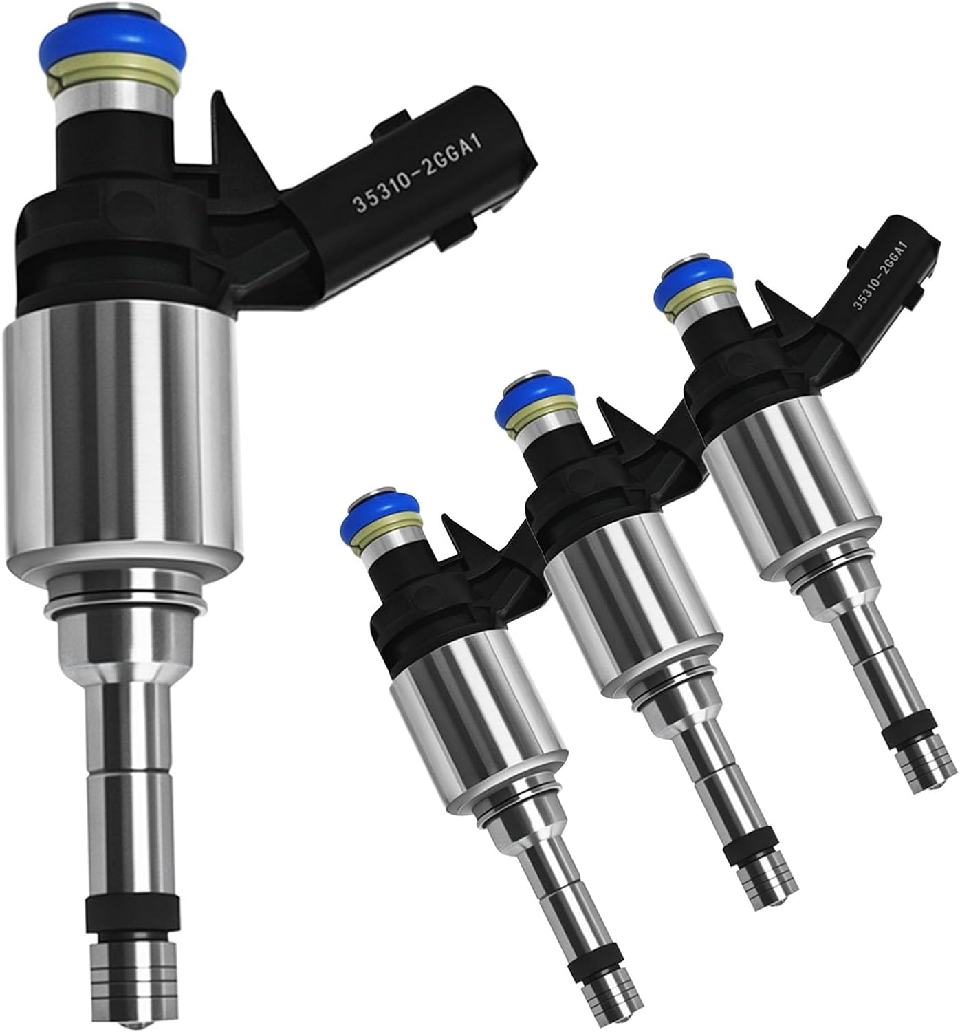 YLATG Fuel Injectors for Hyundai Santa Fe Sport 2017-2018, Tucson 2018-2021,Sonata 2018-2019, Santa Fe 2019-2020,For Kia Optima/Sorento 2016-2020,Sportage 2016-2022,L4 2.4LOEM#35310-2GGA1(4 Pcs)
