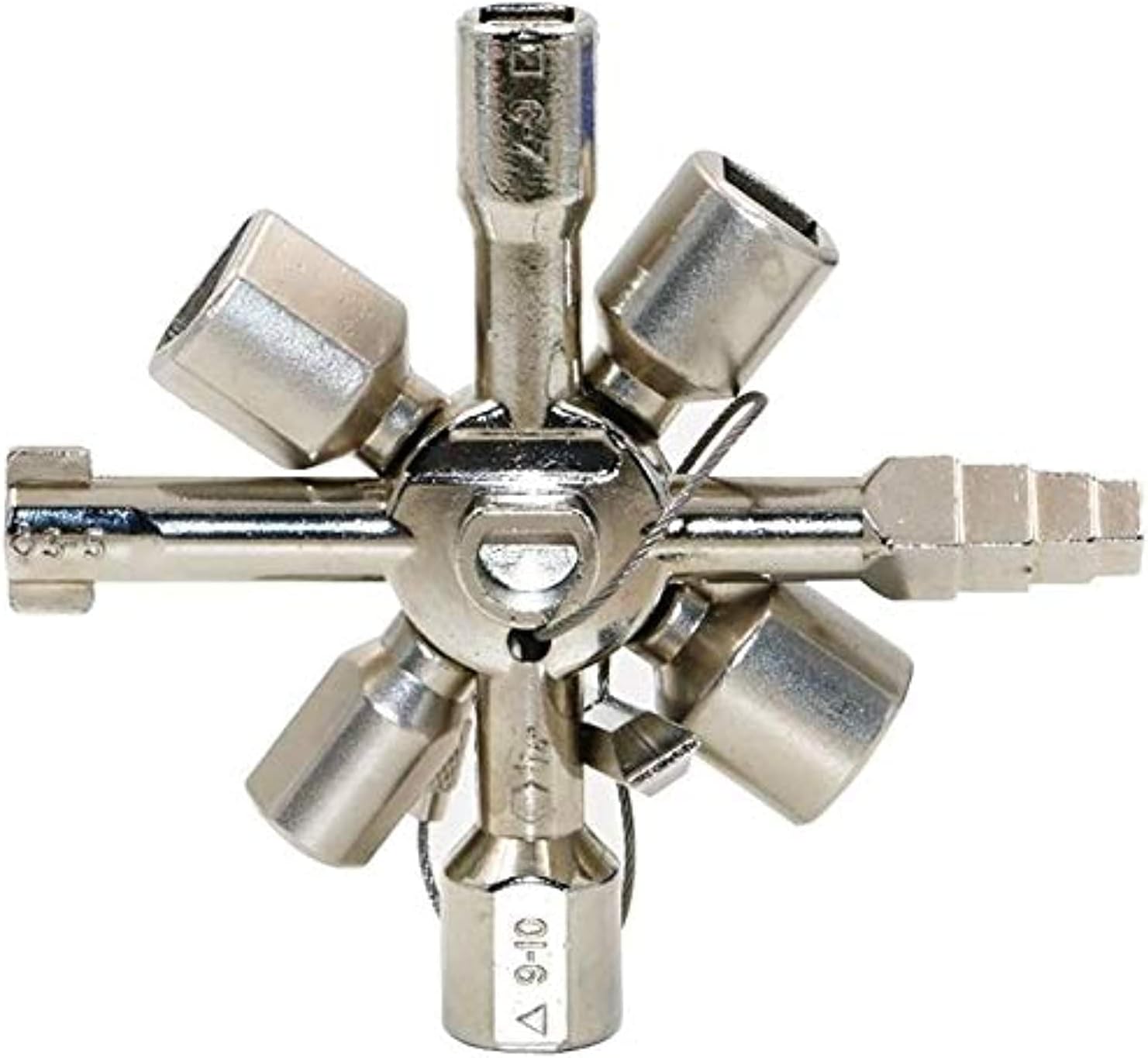 10 in 1 Multifunction Universal Square Tool Cross Switch Key Wrench