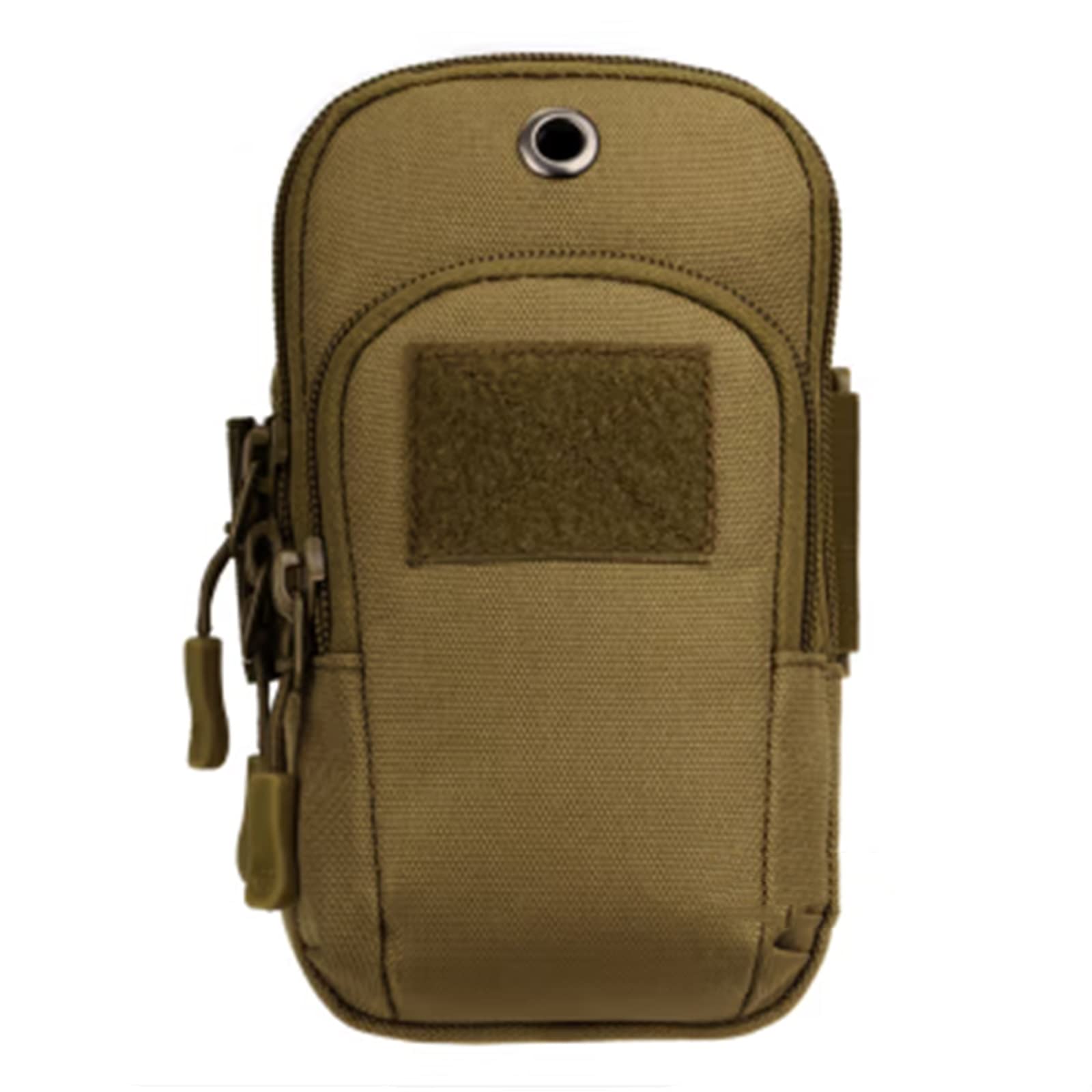 Bolsa De Brazo para Teléfono Móvil Bolsa de Brazo al Aire Libre Bolsa de Brazo usable (Color : Brown, Size : 17.5x11x4cm)