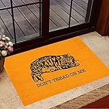 Door Mat Indoor Entrance Cat Dont Tread On Me Doormat Welcome Doormat Gifts for Cat Lovers Area Rugs Housewarming Gifts Home Decor