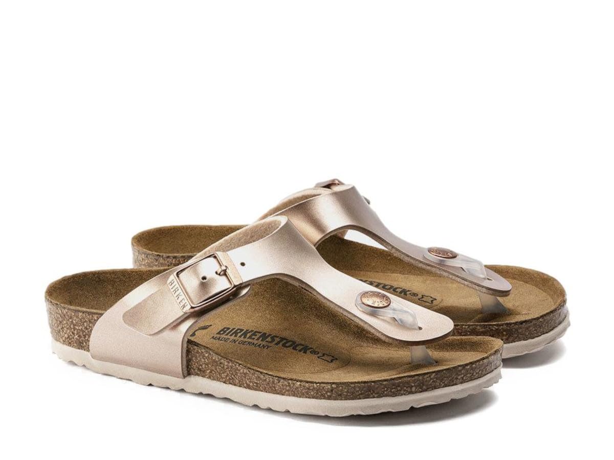 BIRKENSTOCK Gizeh Unisex-Sandalen, Elektrisches Metallic-Kupfer