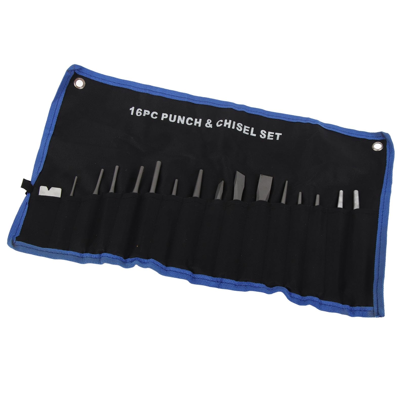 Juego de Cinceles y Punzones Mecánicos de 16 Piezas Pin Center Taper