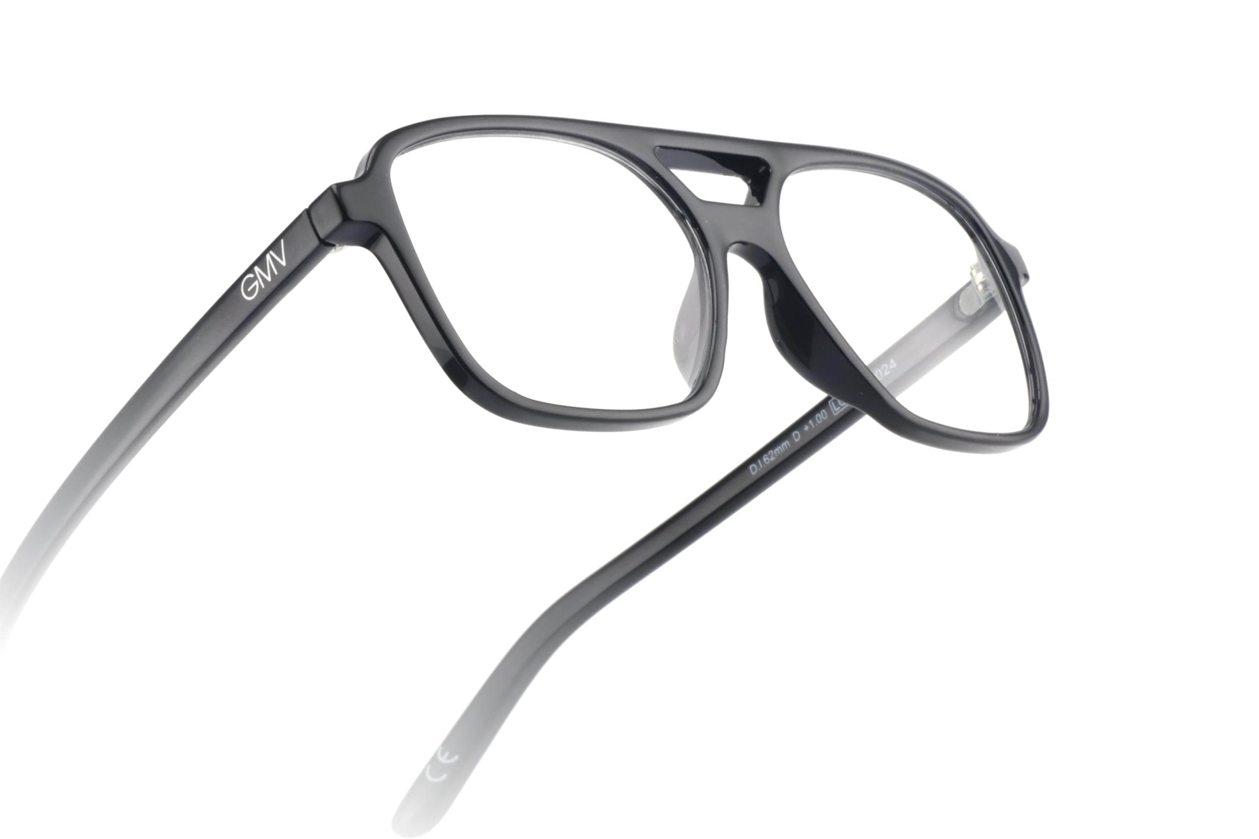 Image secondaire de GianMarcoVenturi Lunettes de lecture Livourne Noir +2,50, Noir, 2.5 Diottria