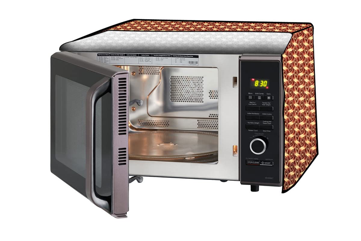 Microwave Cover for Bajaj 17L - Floral Purple -21