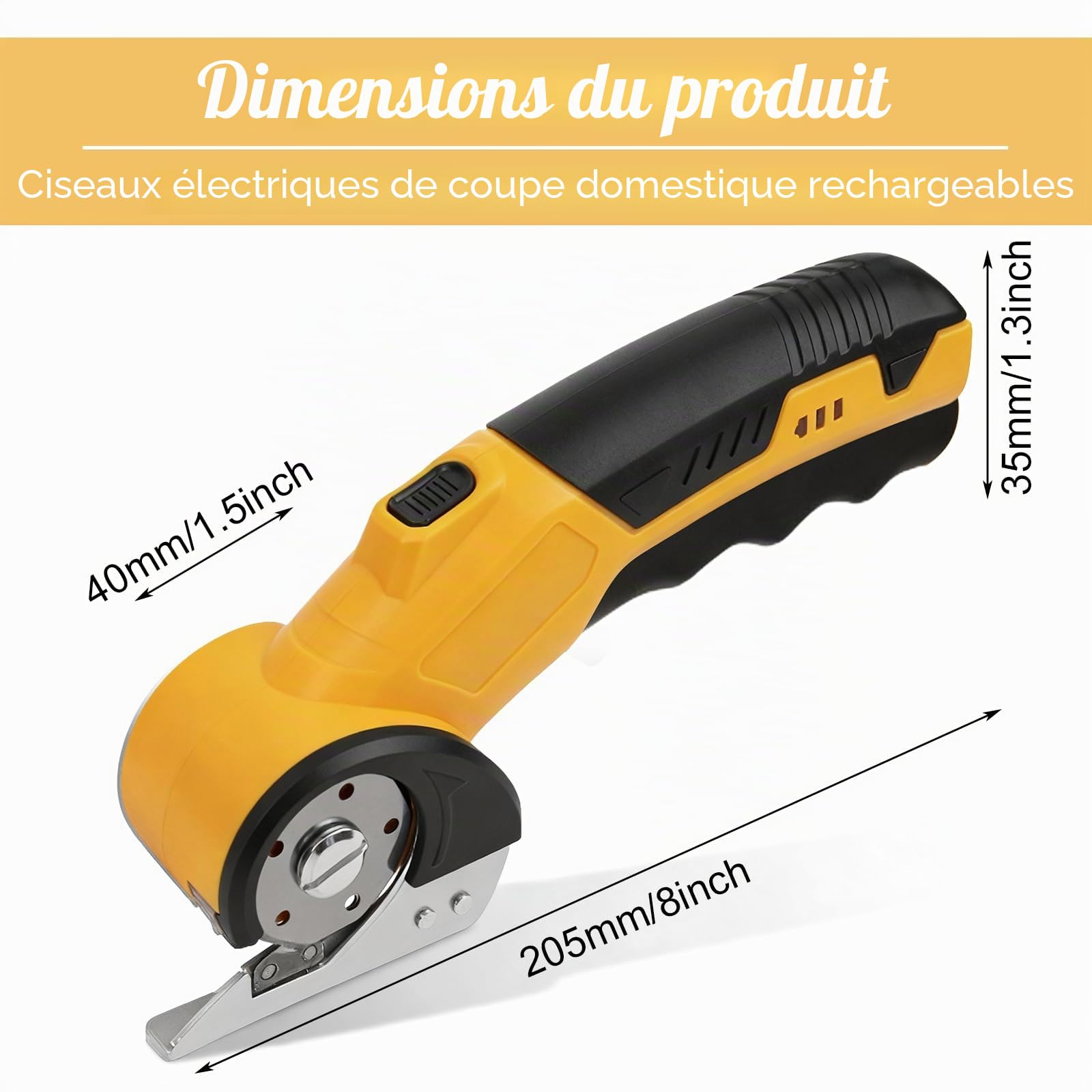 Ciseaux Électriques Tissu Couture, Ciseaux électriques Sans Fil,Ciseaux Electrique Cutter, Ciseaux Electrique Tissu Couture