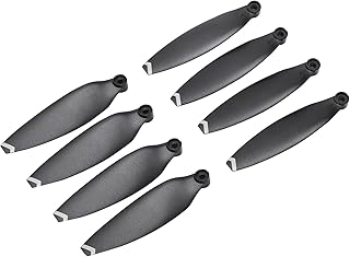 VGEBY Drone Propellers, 8Pcs Mini Drone Propellers Durable Low‑Noise Props Blades Practical Drone Replacement Parts Compatible with FIMI X8 Mini(White Edge) Modeling Accessories