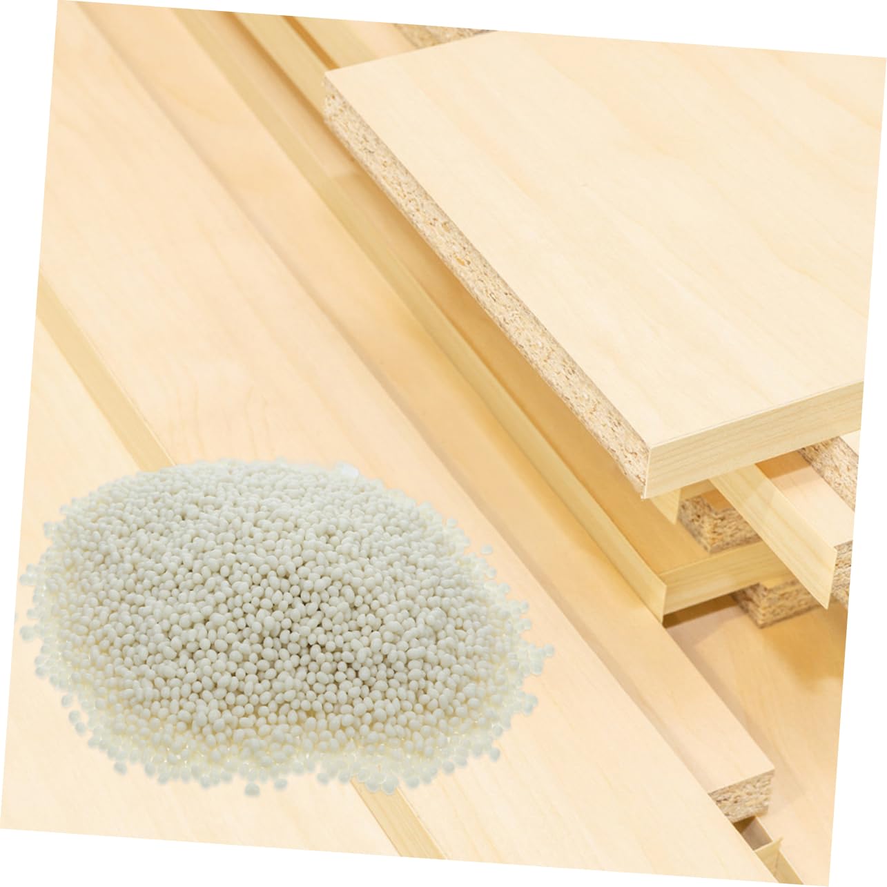Granuli di Colla a Caldo Bianca Pvc 1kg per Bordatura | 1 Confezione, Alta Temperatura, per Armadi e Porte, Adatta a Bordatrice e Lavori Fai da Te