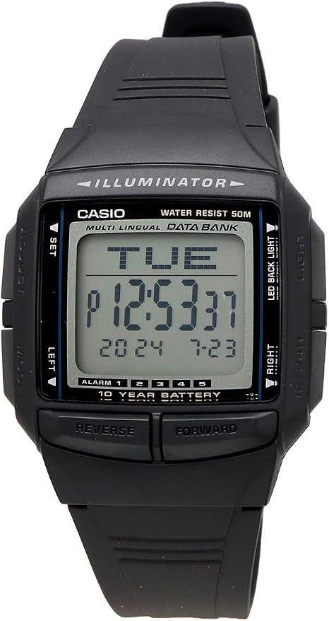 CASIO DB-30 DATA BANK 腕時計 Amazon.co.jp: Casio Databank DATA BANK Telememo 30 Digital Watch