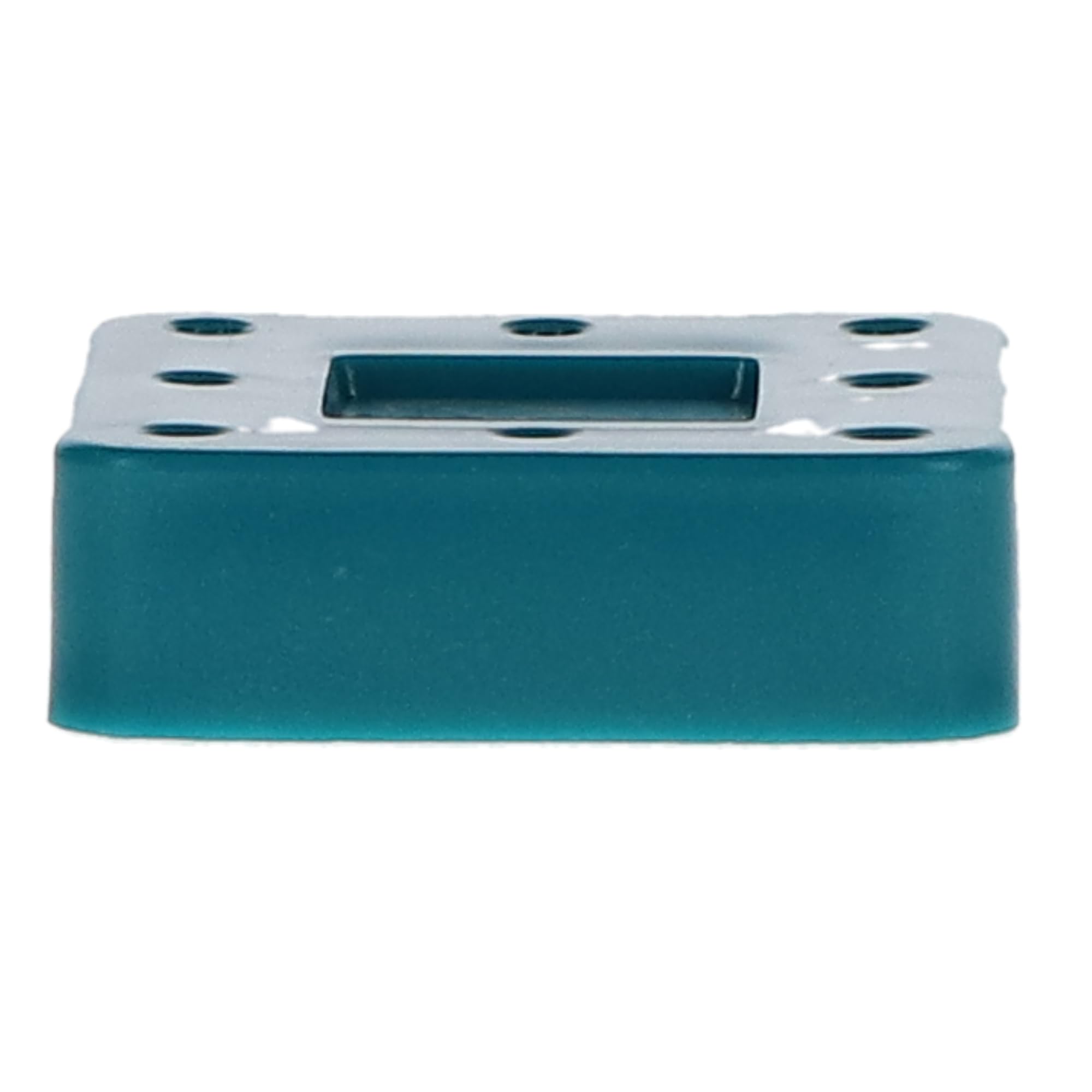 Zirc Dental 50Z400J Magneitc Bur Block 8-Hole Microban Teal