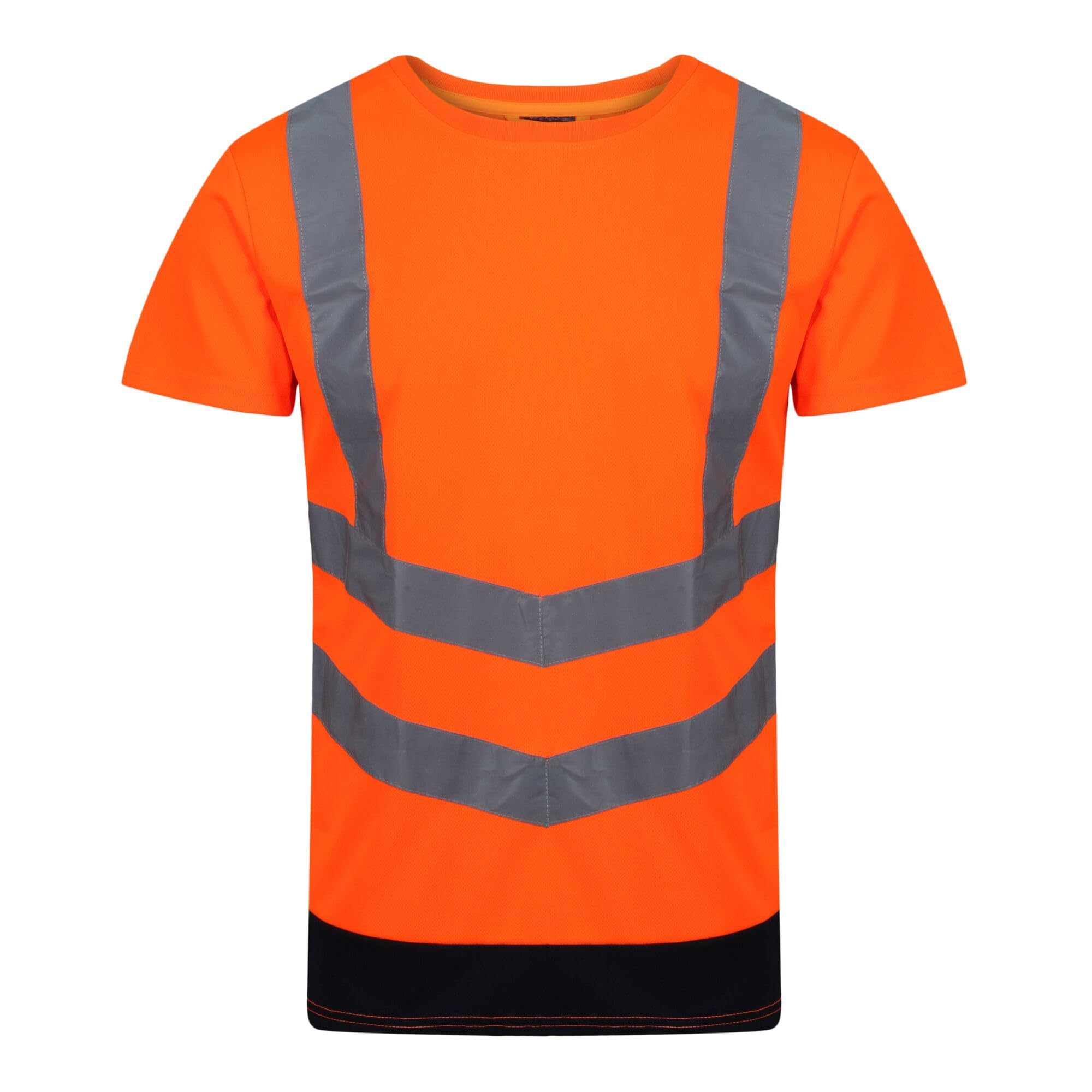 Regatta Professional Men's Orange/Navy Hi Vis Short Sleeve T Shirt