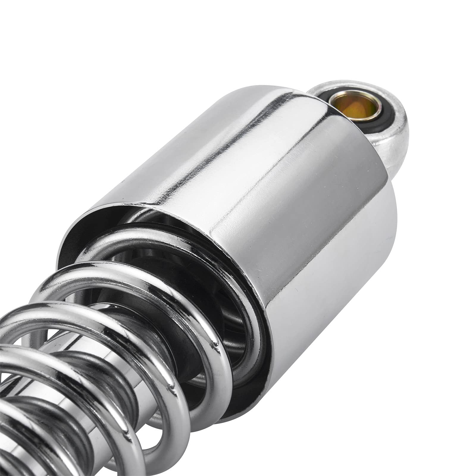 Moto Amortisseur, Motorcycle DOR AIR AIR, Chrome 1 Paire Gauche à Droite à Droite 12 Pouces 310 mm Motorcycle Suspension Suspension Portector Springs 7 mm Compatible avec Les Chocs HA-Rley Avant