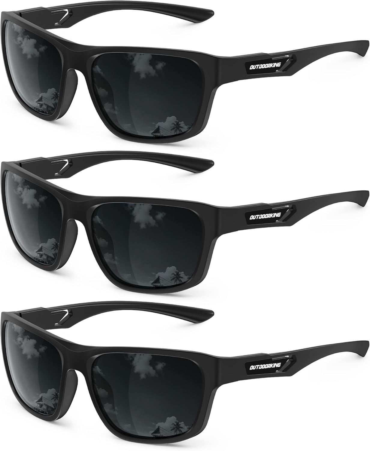 KALIYADI Polarized Sunglasses Men Sports-Sunglasses: Classic Sun Glasses for Driving, Fishing for Women with UV400 Protection