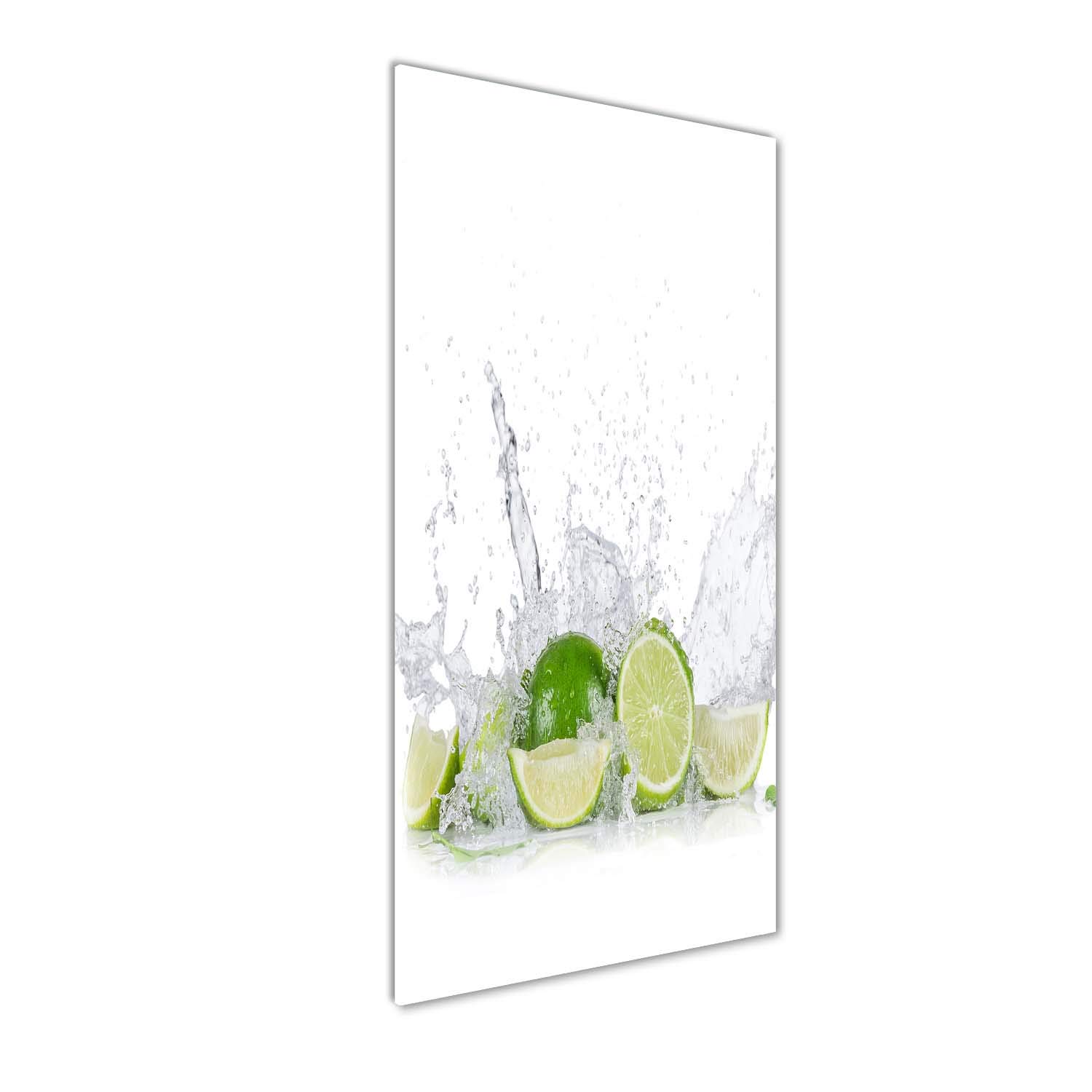 Déco mural derrière le plastique Tulup 50x125 cm - Ambiance cuisine fraîcheur vert chaux