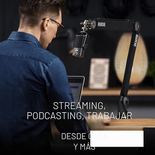 RØDE PSA1+ Professional Studio Arm with Spring Damping and Cable Management,Black - 8