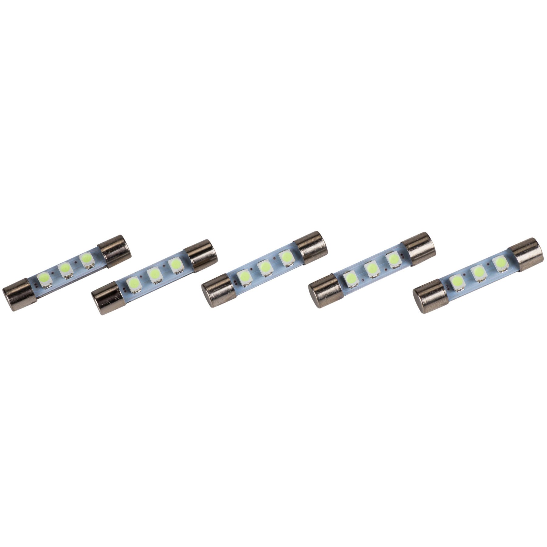 Parts Express Lot de 5 lampes à fusible LED pour Marantz Sansui Kenwood Yamaha Sony – Bleu froid 8 V