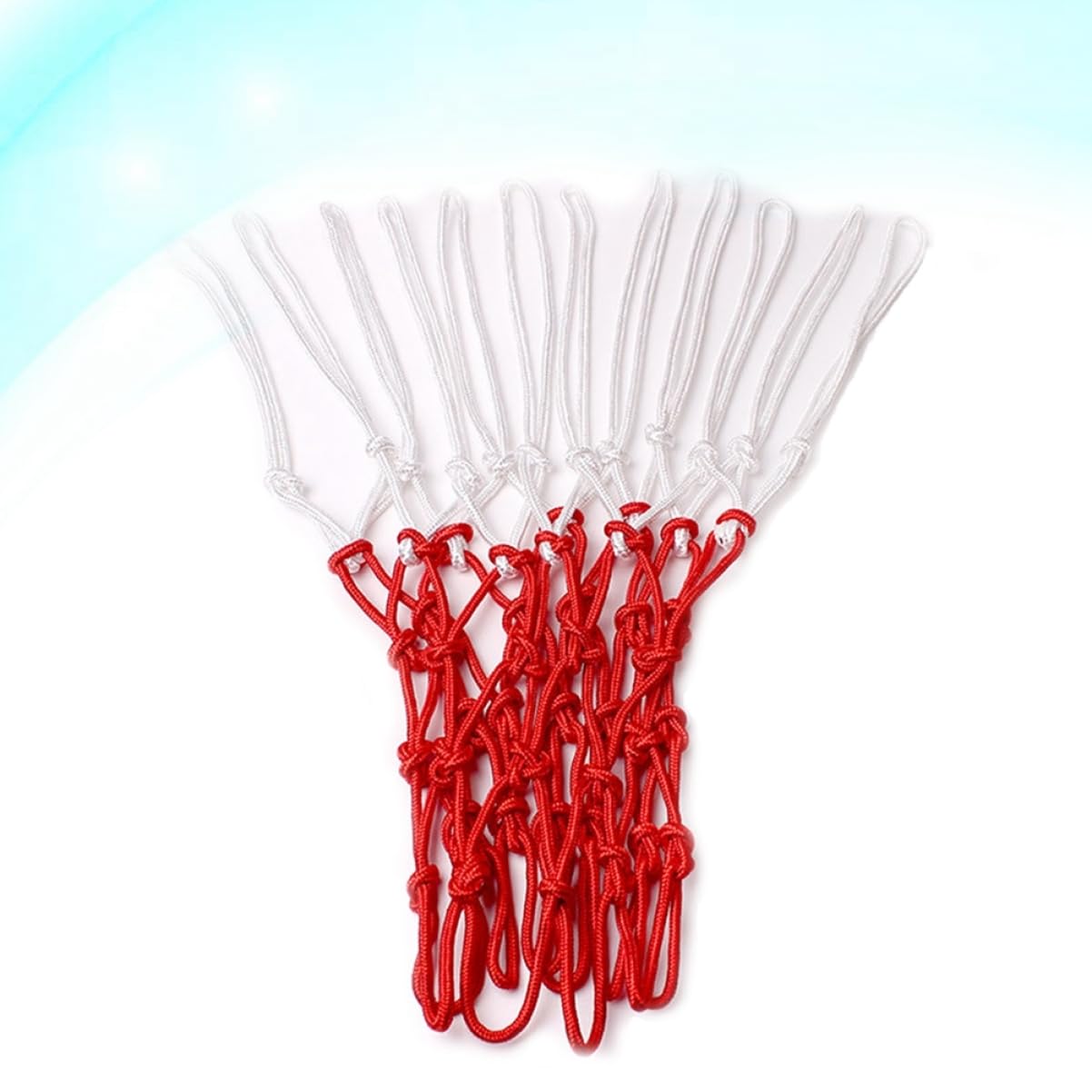 Balacoo Nylon Basketball Net Replacement Heavy Duty Design with Loops for Standard Rims Durable Easy to Install Basketball Accessories for Indoor and Outdoor Courts