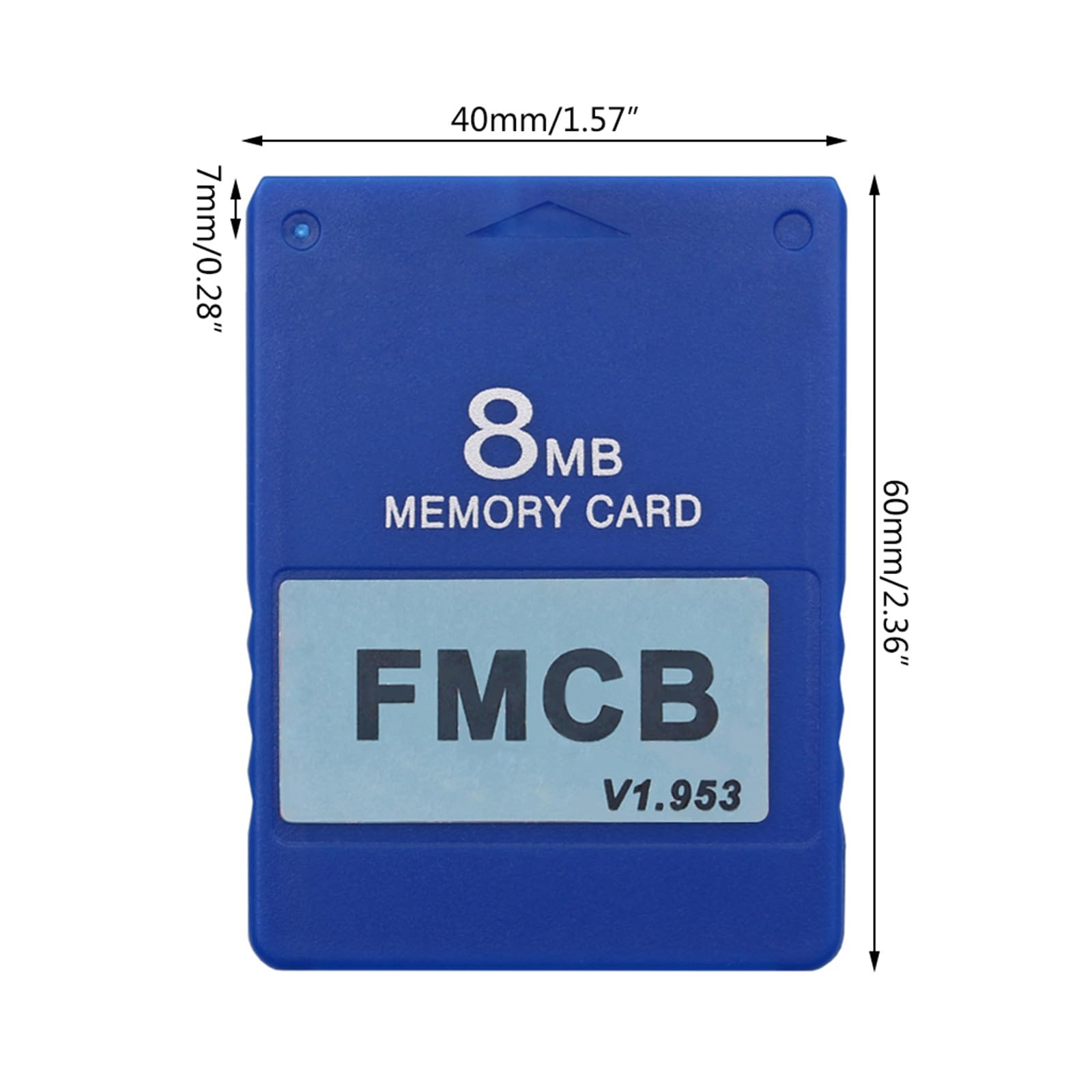 Tarjeta de memoria FMCB libre de 8 MB 16 MB 32 MB 64 MB MC Boot para tarjeta de memoria FMCB V1.953 Tarjeta extendida de guardar datos del juego Tarjeta de memoria Stick 64 MB