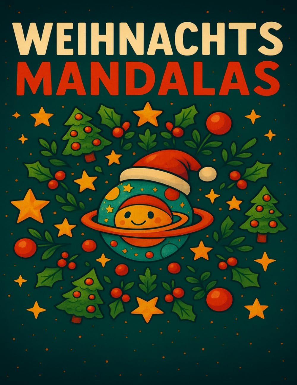 Weihnachts Mandalas – Süße und einfache Motive zum Ausmalen: Schöne Weihnachtsmotive für Kinder ab 4 – Ideal für Advent & Feiertage