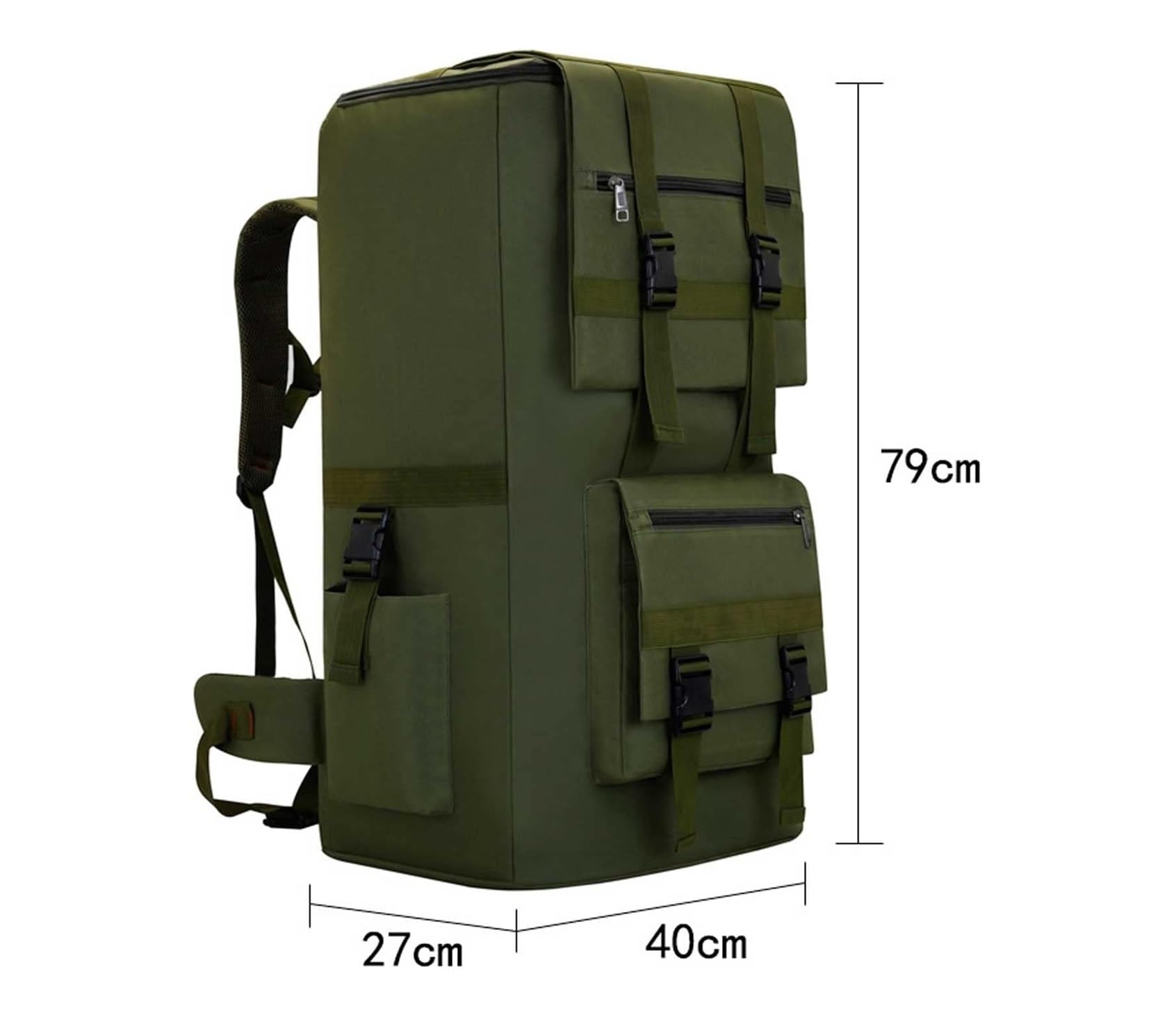 Plecak Turystyczny Plecak Trekkingowy Plecak Outdoorowy FLYIFE, Lekki, Oddychający O Dużej Pojemności 120 L, Wielofunkcyjny, Wodoodporny, Codzienny Plecak Trekkingowy Kempingowy, Plecak Turystyczny, M