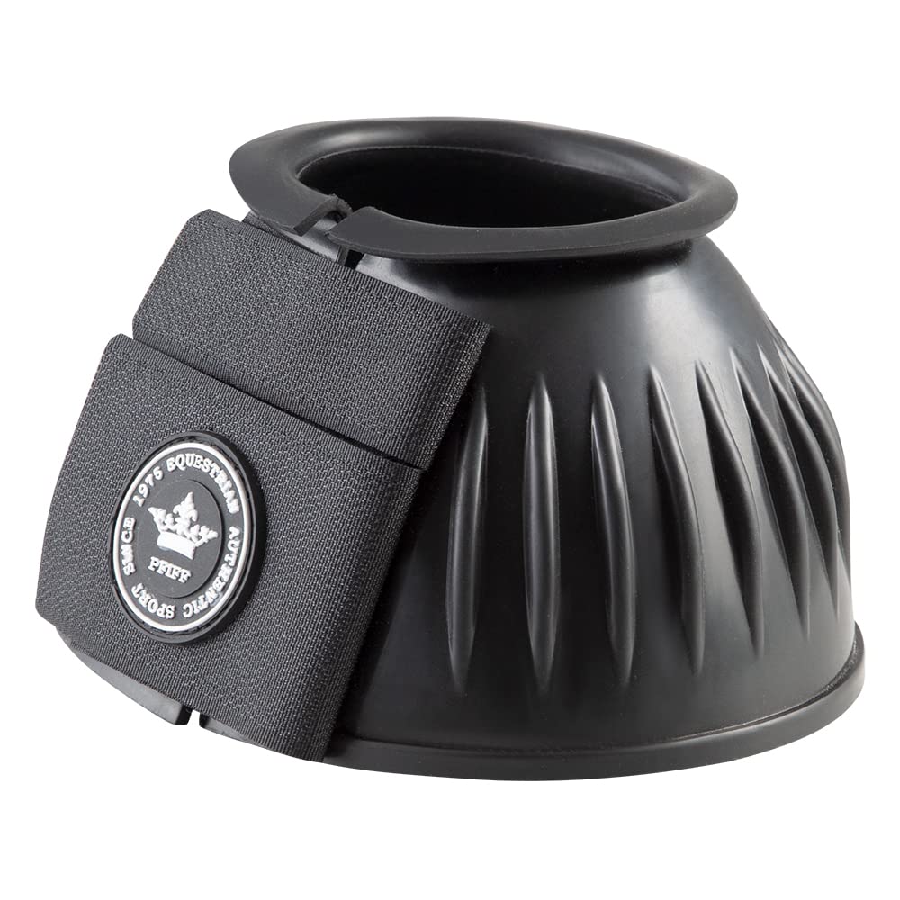 PFIFF 102997 Campanas de Salto con Doble Cierre de Velcro, Color Negro XXL