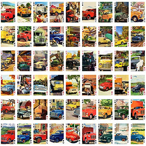 STUDEBACKER Truck Playing Cards (Poker Deck 54 Cards All Different) Vintage Retro Classic Cars American Commercial Trucks Fifties and Sixties - Image 2