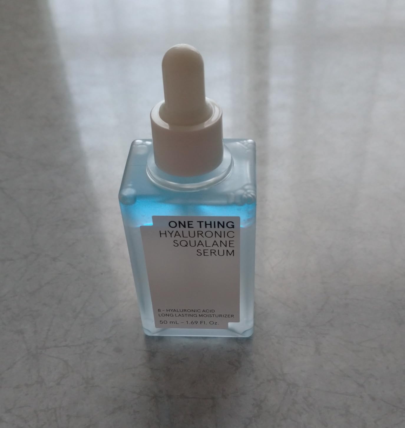 ONE THING Hyaluronic Squalane Serum (1.69 fl.oz / 50ml), Korean Skincare, Hyaluronic Acid, Moisturizing, Oil-moisture Balance, Moisture Inner Dry