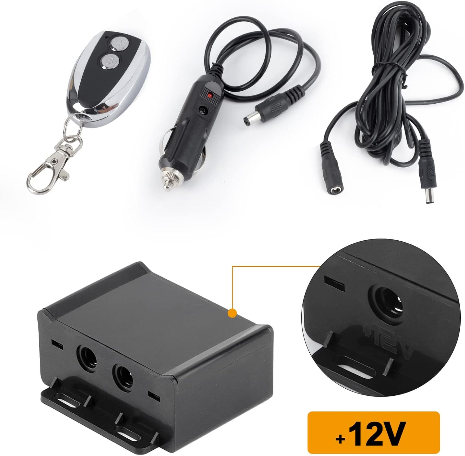 Electric Valve Cutout Controller Box,Wireless Remote Control Fit for Exhaust Muffler The Perfect Replacement for The Original