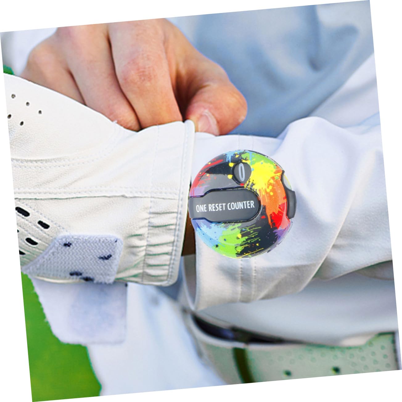 Didiseaon 4 Piezas Clip De Guante De Anotador Mini Contador De Puntos De Golf Clip para Sombrero De Nivel De Golf Vistoso Plastico Abs