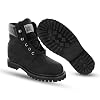 Women’s Work Boots | Waterproof Leather Work Boots for Women | Oil & Slip-Resistant Soft Toe for Women | Premium Nubuck Leather | Lightweight and Comfortable | Black Leather - 10.5M