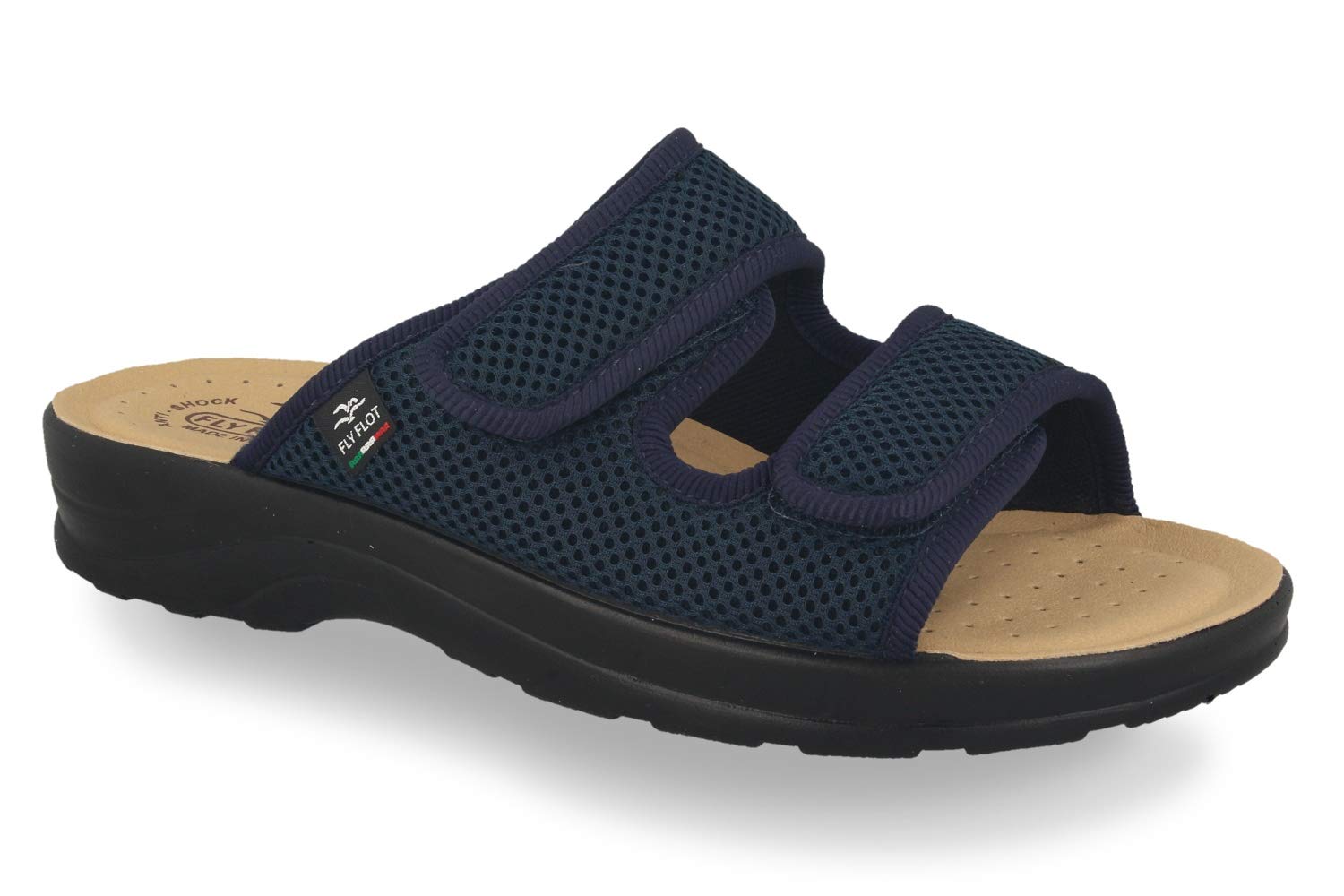 Ciabatte Uomo Fly Flot Alatri In Evopell - Doppio Velcro E Sottopiede In Pelle - Foto 11