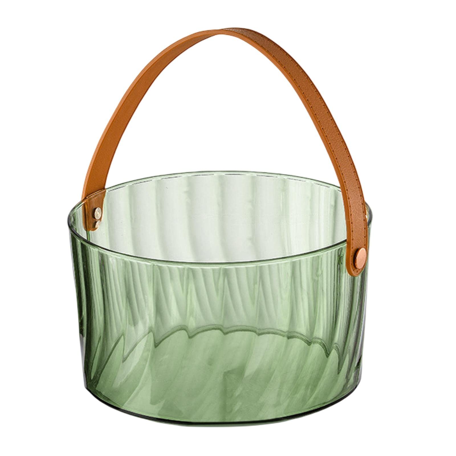 Ice Bucket, Beverage Chilling Tub, Multipurpose Easy to Carry, Chiller Fruit Ice Container, Beverage cooling Bucket for Champagne Bottles Hotel, Green