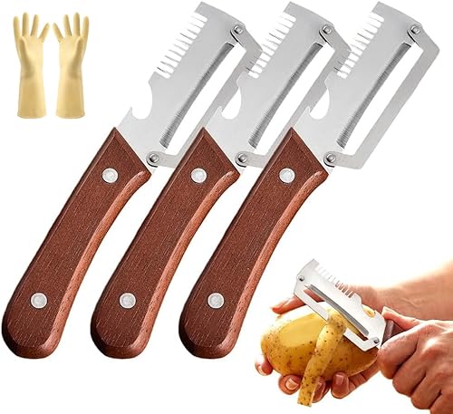 Multifunctional 3-in-1 Peeler Set
