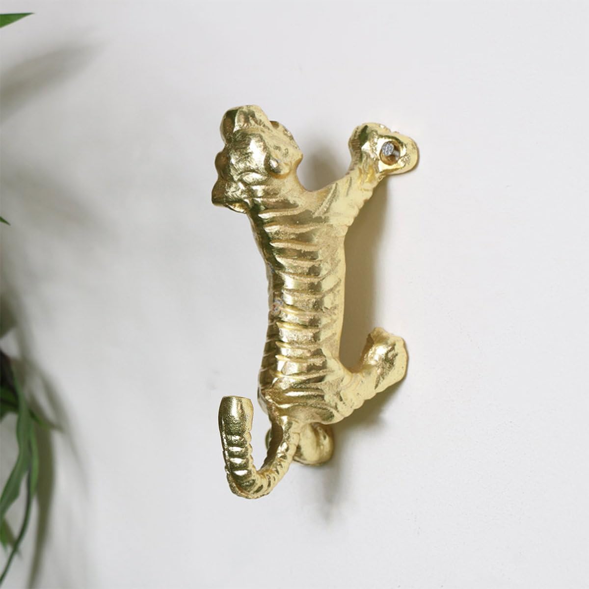 B&Q -  Gold Tiger Wall Hook