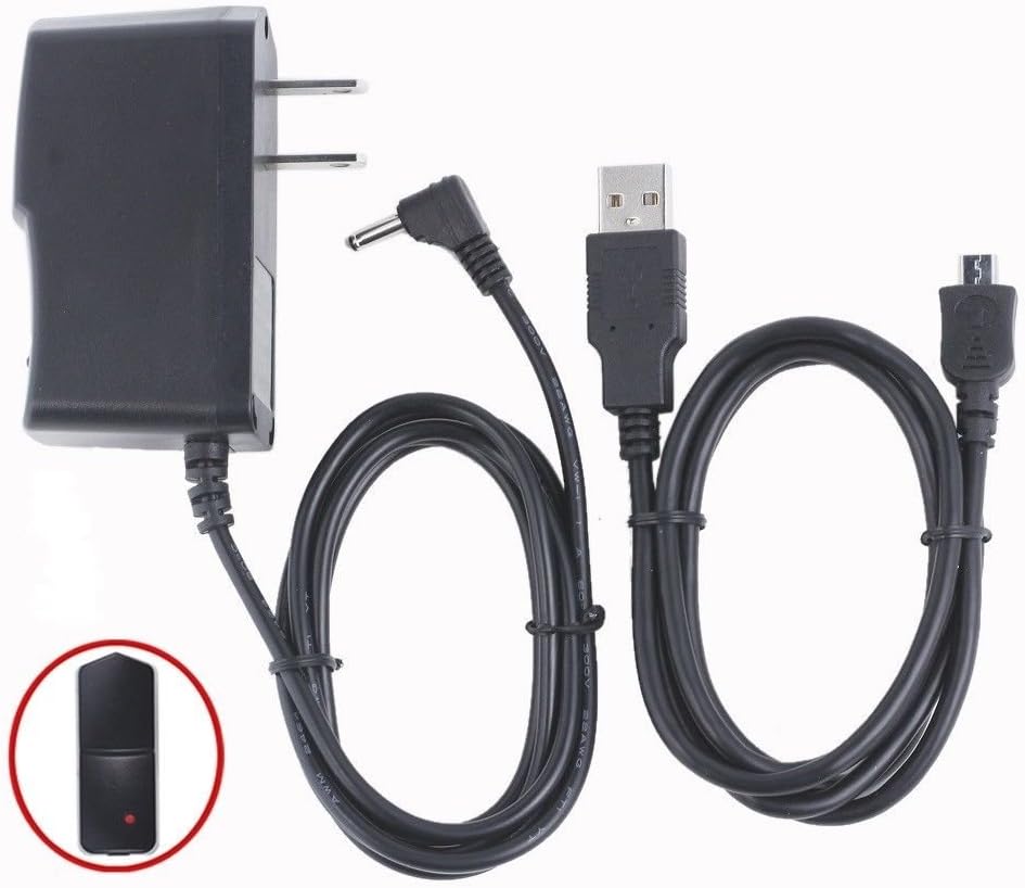 AC/DC Charger Power Adapter +USB PC Cord For Hipstreet Phoenix HS-10DTB12 Tablet